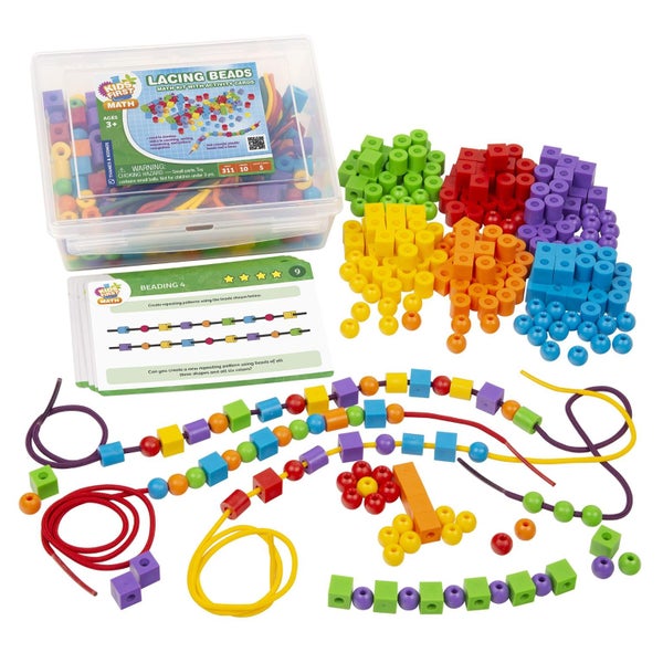 Kids First Math: Lacing Beads Math Kit w/ Activity Cards | Develop Skills in Cou Carousel 1