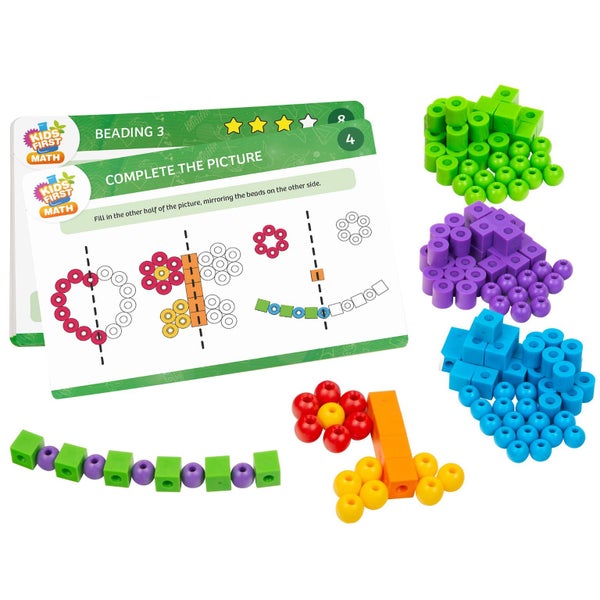 Kids First Math: Lacing Beads Math Kit w/ Activity Cards | Develop Skills in Cou Carousel 2