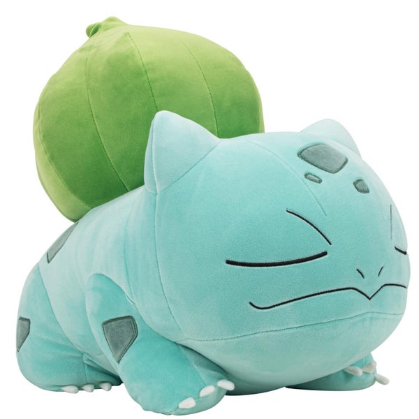 Pokemon Bulbasaur Sleeping Plush - 18-Inch Premium Plush in Sleeping Pose Carousel 1