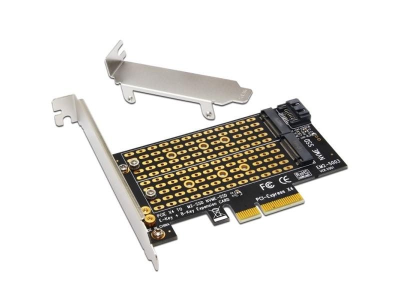 H1111Z Add On Cards PCIE To M2/M.2 Adapter SATA M.2 SSD PCIE Adapter NVME/M2 Carousel 1