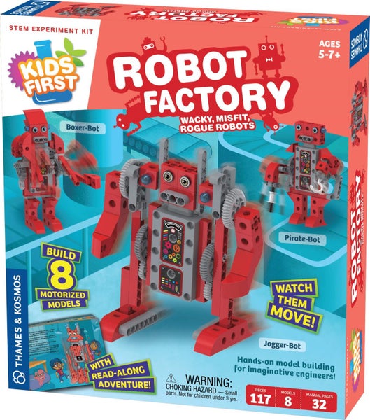 Thames & Kosmos Kids First Robot Factory: Wacky, Misfit, Rogue Robots STEM Exper Carousel 1