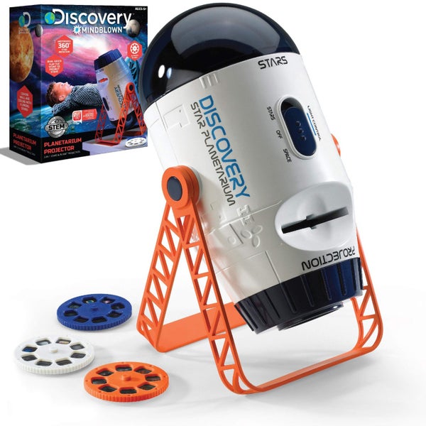 Discovery #MINDBLOWN 2-in-1 Reversible Planetarium Space Projector, 24 Images, 3 Carousel 1