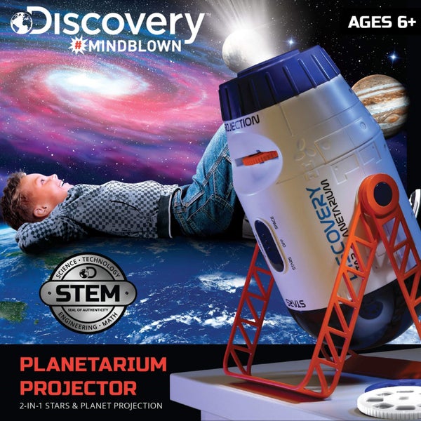 Discovery #MINDBLOWN 2-in-1 Reversible Planetarium Space Projector, 24 Images, 3 Carousel 2