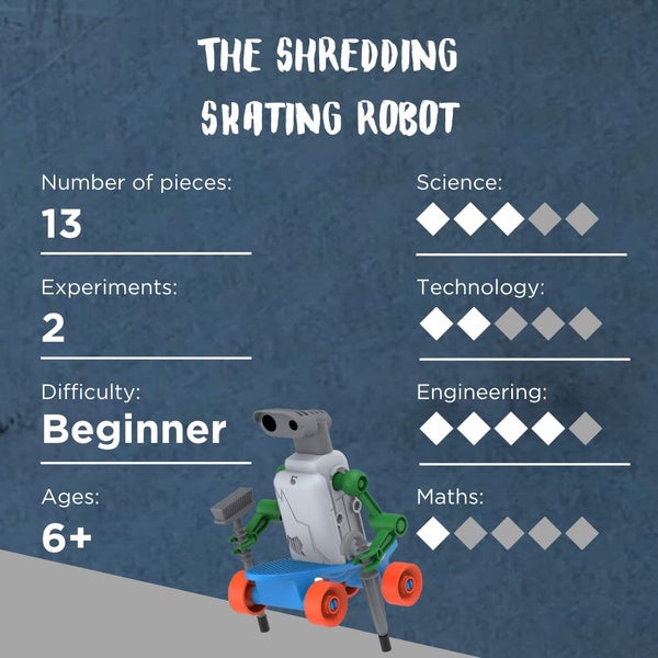 Thames & Kosmos ReBotz: Halfpipe - The Shredding Skater Robot | Build a Wacky Mo Carousel 3