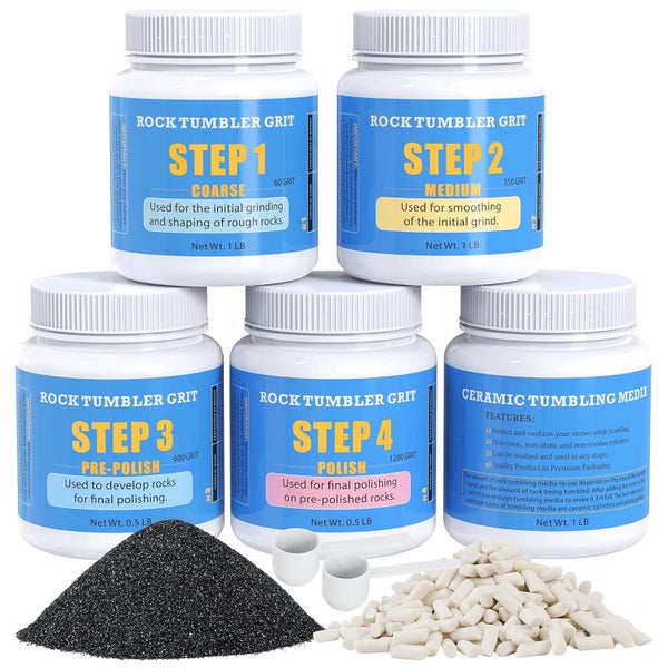 Rock Tumbler Grit Kit Sale NZ Stock Deal Carousel 1