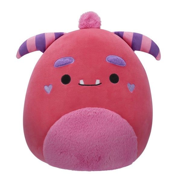 Squishmallows Original 14-Inch Mont Pink Monster with Fuzzy Belly and Heart Chee Carousel 1
