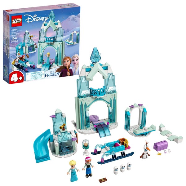 LEGO Disney Anna and Elsa? Frozen Wonderland 43194 Castle Toy with Disney Princ Carousel 2