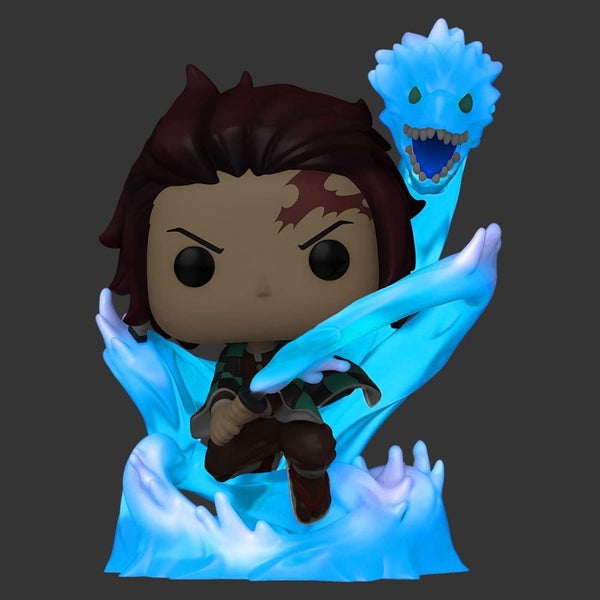POP! Animation: Demon Slayer - Tanjiro with Dragon (Exclusive) (Glow in The Dark Carousel 2