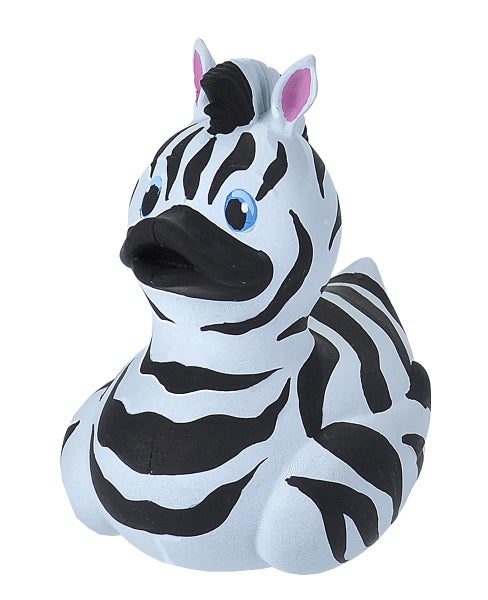 Wild Republic Rubber Ducks, Bath Toys, Kids Gifts, Pool Toys, Water Toys, Zebra, Carousel 1