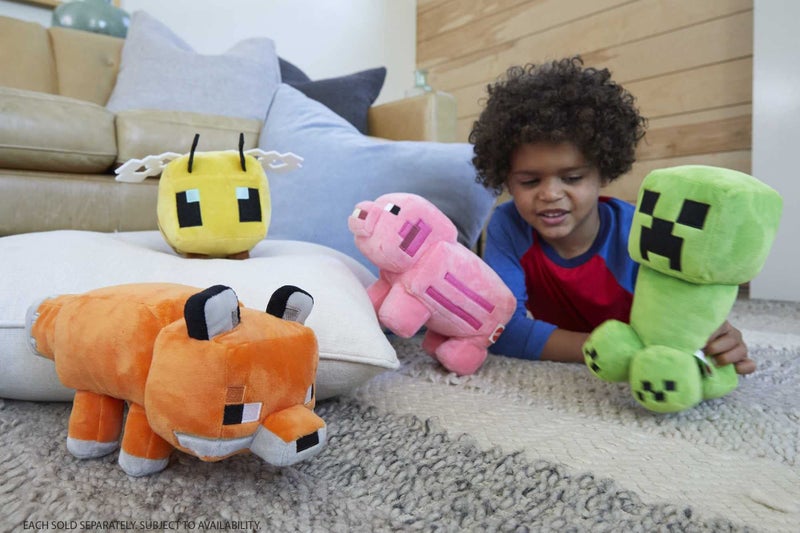 Mattel Minecraft Plush 8-in Character Dolls, Soft, Collectible Gift for Fans Age Carousel 2