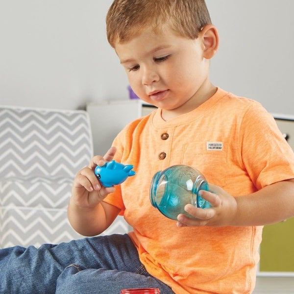 Learning Resources Peekaboo Fishbowl Friends, 10 Pieces, Ages 18 Months+, Learni Carousel 2