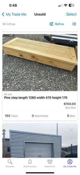Kwila Front door platform step Carousel 3