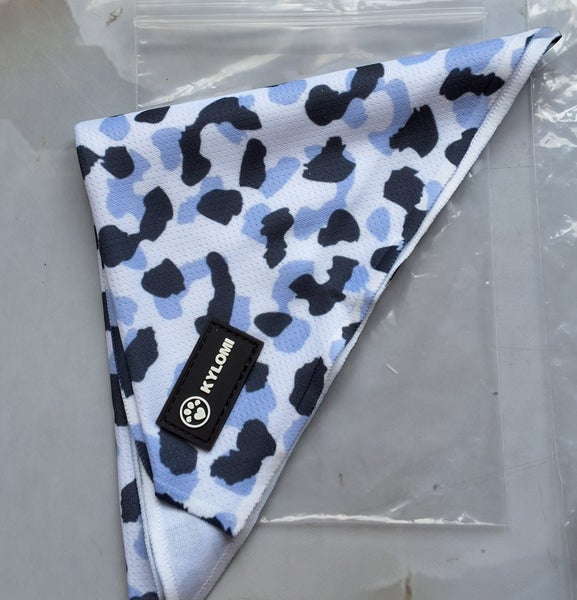 KYLOMI BLUE GREY WHITE LEOPARD PRINTX 4 PEICE SET Carousel 2