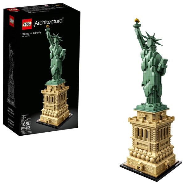 LEGO Architecture Statue of Liberty 21042 Model Building Set - Collectible New Y Carousel 1