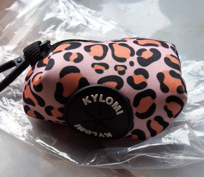 4X KYLOMI ORCHARD ORANGE NEOPRENE LEOPARD PRINT SET Carousel 2