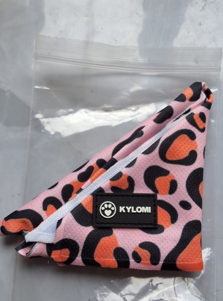 4X KYLOMI ORCHARD ORANGE NEOPRENE LEOPARD PRINT SET Carousel 5