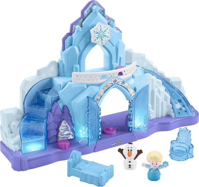Fisher-Price Little People Toddler Toy Disney Frozen Elsa? Ice Palace Musical P Carousel 1