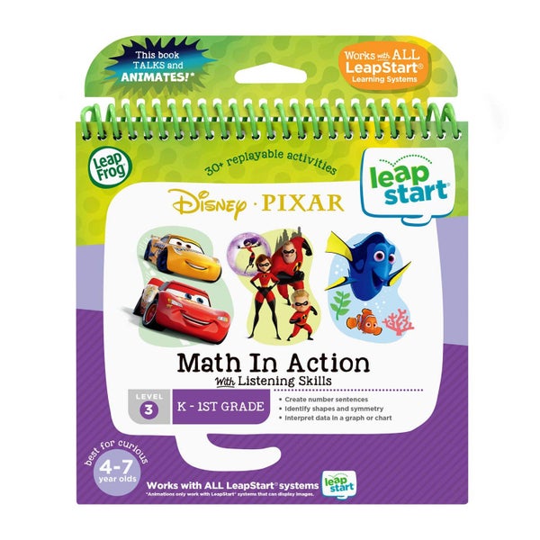 LeapFrog LeapStart 3D Disney Pixar Pals Math Book Carousel 1