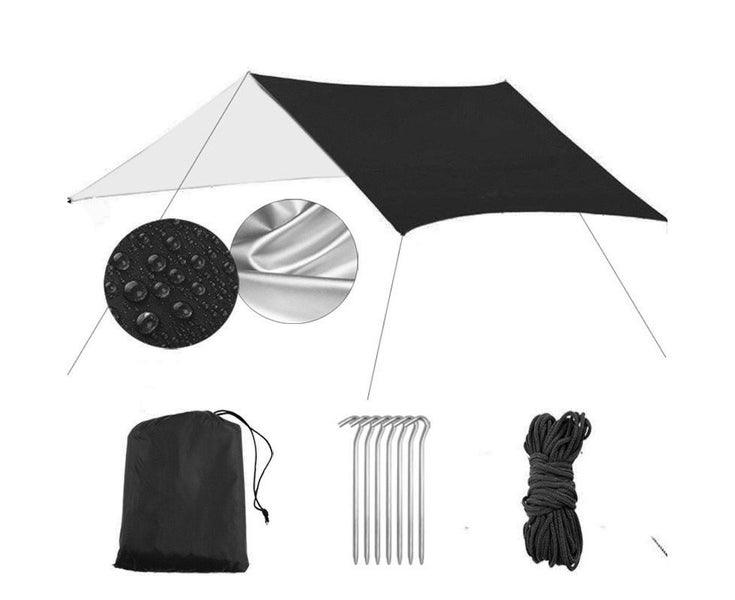 Waterproof Fly Tent Outdoor Camping Tarp Rain for Canopy Hammock Hiking Cov Carousel 1