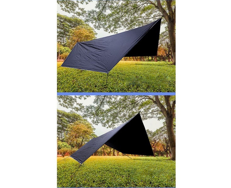 Waterproof Fly Tent Outdoor Camping Tarp Rain for Canopy Hammock Hiking Cov Carousel 2