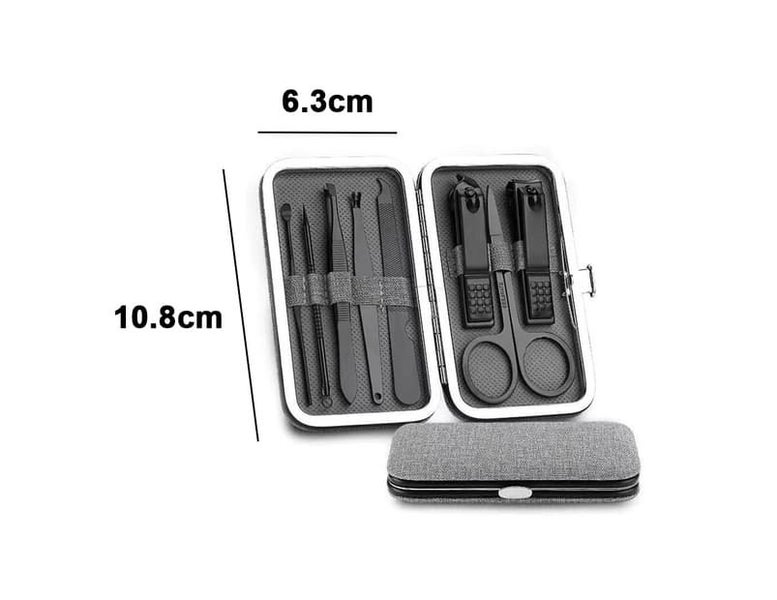 Finger Nail Kit,Grooming Kit with Nail Clippers Nail Set Pedicure Tools Tra Carousel 2