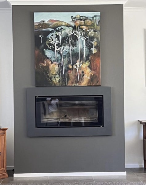 Wood burning fire place ( Stovax clean air range ) Carousel 1