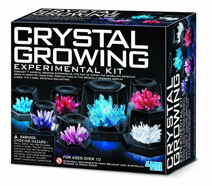 4M 7 Crystal Growing Science Experimental Kit with Display Cases - Easy DIY STEM Carousel 1