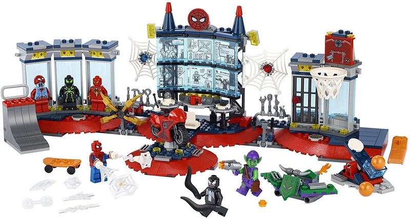 LEGO Marvel Spider-Man Attack on The Spider Lair 76175 Cool Building Toy, Featur Carousel 2