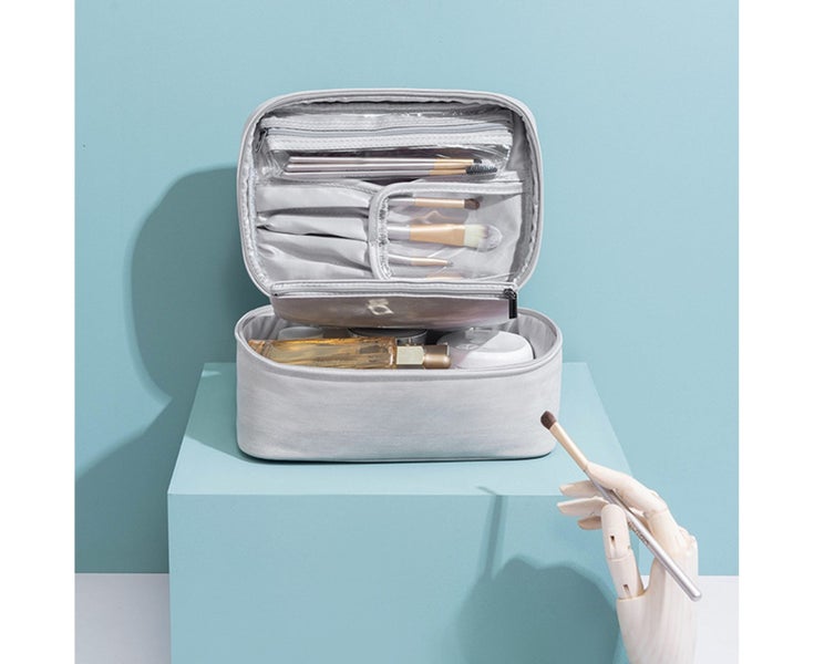 Cosmetic Bag Large Capacity Anti-soaking Ins Style Waterproof Storage Faux Carousel 2