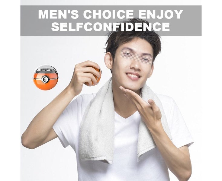 Mini Portable Rechargeable Electric Razor Waterproof Barber Rotary Razor Bear Carousel 2