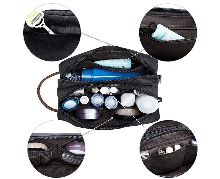 Toiletry Bag For Men Lightweight Make Up Bag Travel Shaving Bag Storage Cas Carousel 2