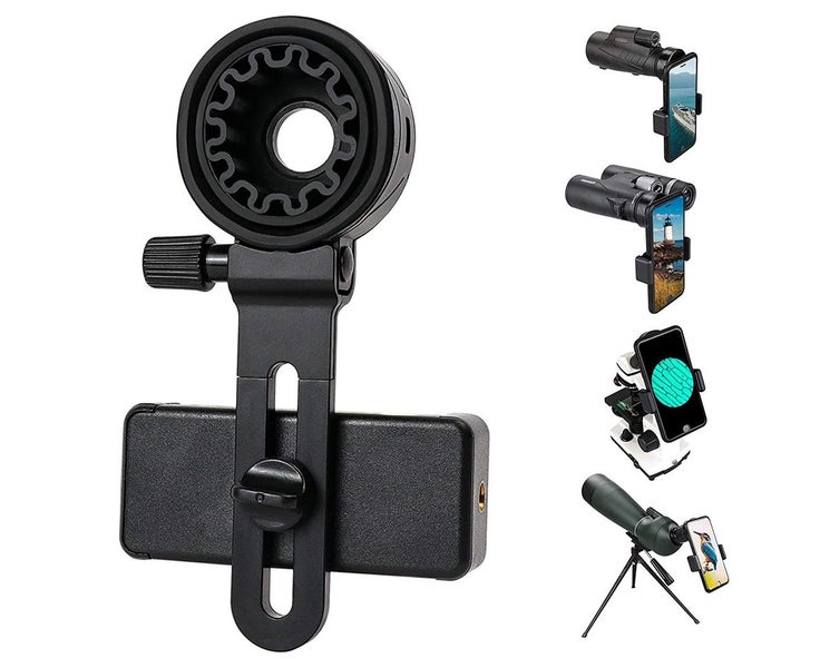 Telescope Phone Adapter, Universal Cell Phone Mount Compatible Binoculars, Carousel 1