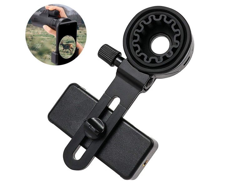 Telescope Phone Adapter, Universal Cell Phone Mount Compatible Binoculars, Carousel 2