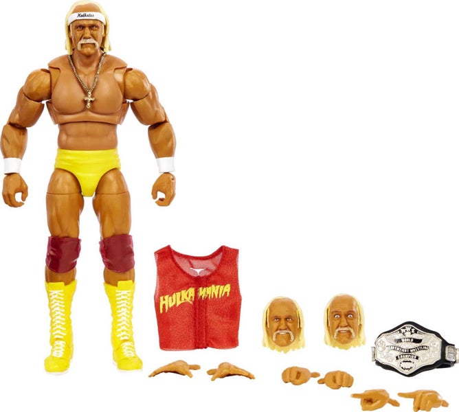 Mattel WWE Ultimate Edition Action Figure & Accessories Set, Hulk Hogan 6-inch C Carousel 1