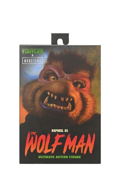 NECA Universal Monsters/Teenage Mutant Ninja Turtles Raphael as The Wolfman 7" S Carousel 1