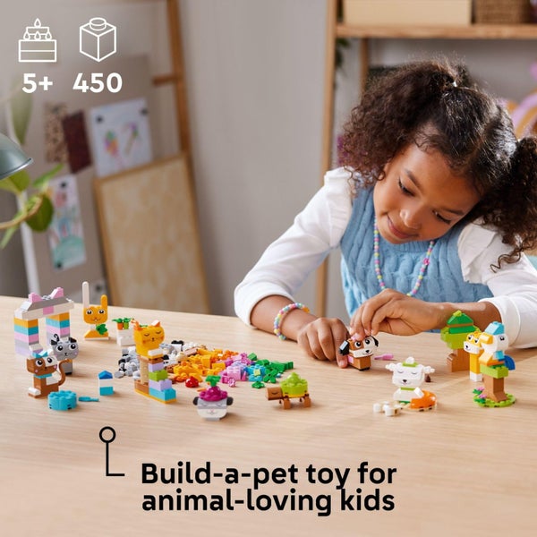 LEGO Classic Creative Pets, Building Brick Animals Toy, Kids Build a Dog, Cat, R Carousel 2