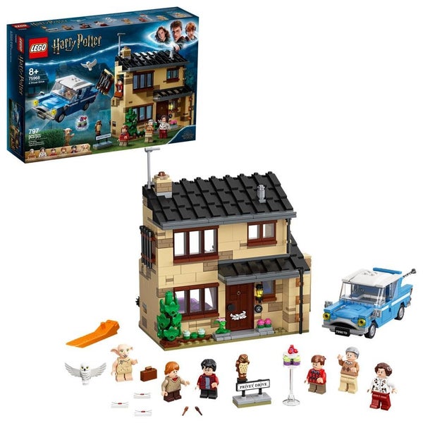LEGO Harry Potter 4 Privet Drive 75968 House and Ford Anglia Flying Car Toy, Wiz Carousel 1
