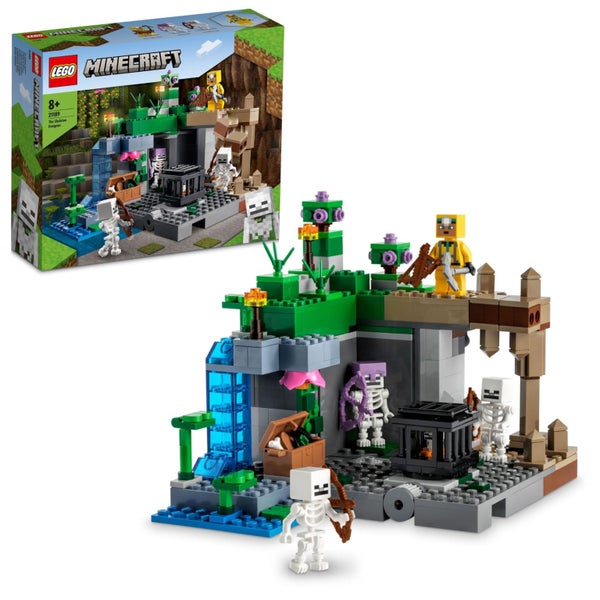 LEGO 21189 Minecraft The Skeleton Dungeon Set with Caves, Skeleton Figures, Enem Carousel 1