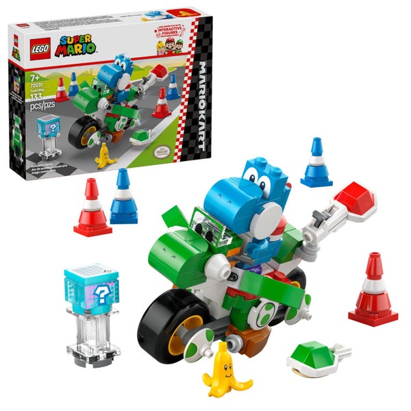 LEGO Super Mario: Mario Kart Yoshi Bike - Building Toy Set for Kids, Boys and Gi Carousel 2