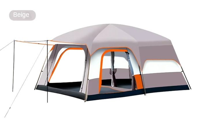 Outdoor Camping Tent – Double Layer, Family Tent 3.8m*2.6m*1.85m XMLCF71205 Carousel 9