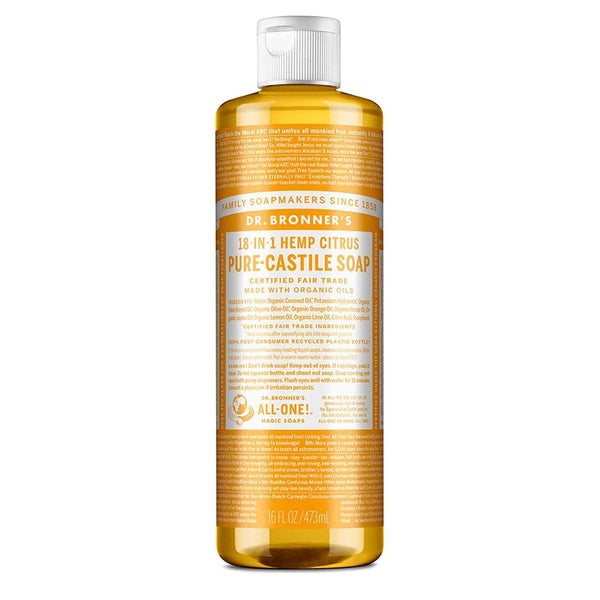 Dr. Bronner's - Pure-Castile Liquid Soap (Citrus, 16 ounce) - Made with Organic Carousel 2