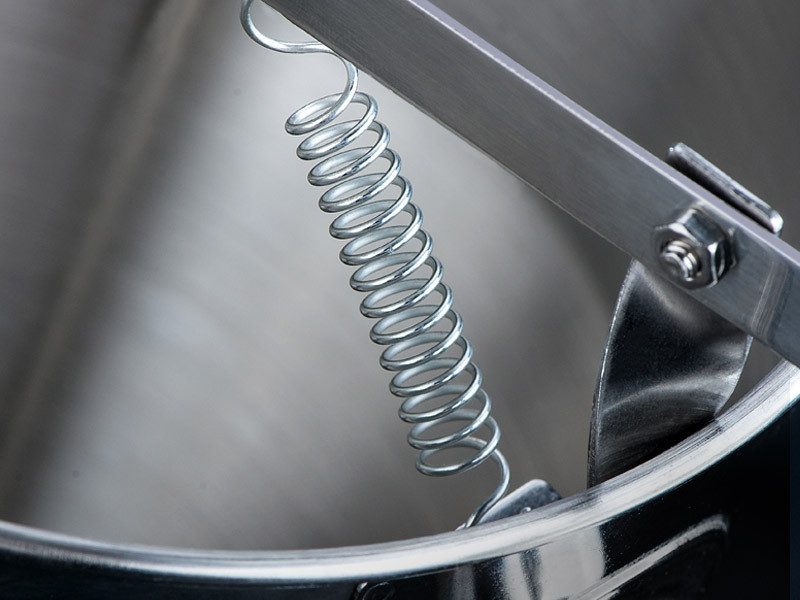 Stainless Steel Funnel With Stand, Stainless Steel Funnel Cake Dispenser with St Carousel 6