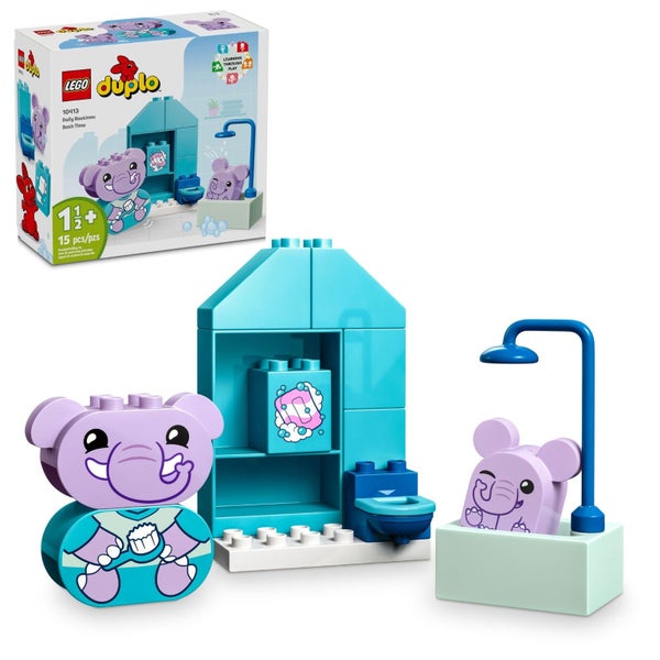 LEGO DUPLO My First Daily Routines: Bath Time Playset, Toddler Learning Toy for Carousel 2