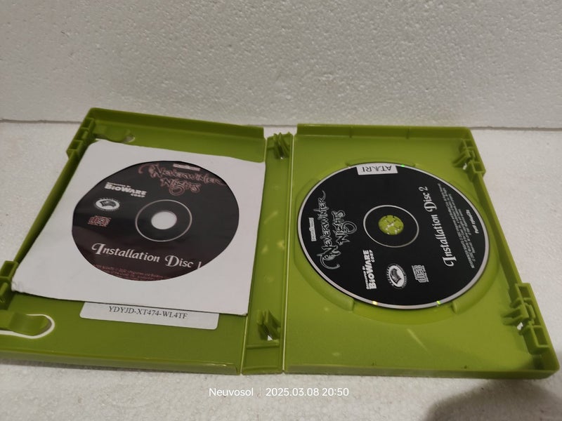 Neverwinter Nights - Forgotten Realms PC (2002, CD) Action 3 disc set Discs VGC Carousel 3