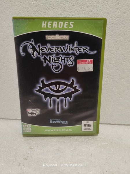 Neverwinter Nights - Forgotten Realms PC (2002, CD) Action 3 disc set Discs VGC Carousel 1