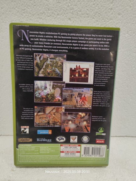 Neverwinter Nights - Forgotten Realms PC (2002, CD) Action 3 disc set Discs VGC Carousel 2
