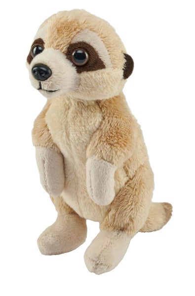 Wild Republic Pocketkins Eco Meerkat, Stuffed Animal, 5 Inches, Plush Toy, Made Carousel 1