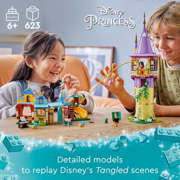 LEGO Disney Princess Rapunzel? Tower & The Snuggly Duckling Tangled Building To Carousel 2