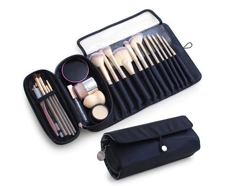 Portable Makeup Brush Organizer Makeup Brush Holder for Travel Carousel 1