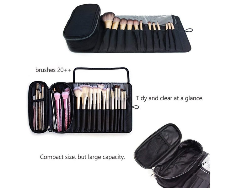 Portable Makeup Brush Organizer Makeup Brush Holder for Travel Carousel 5